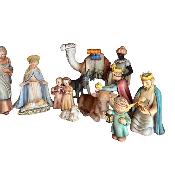 Hummel Christmas Nativity Set 17 Pieces TMK 1-4 From West Germany 1950’s *Read* - Picture 2 of 16